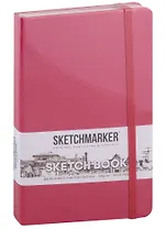 Скетчбук 13*21 80л "Sketchmarker" фуксия, нелинованн. 140г/м2, слоновая кость, тв.обл.