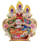 Панно веселый дедушка в свечах 38*34 см 721398 (Сима-ленд)