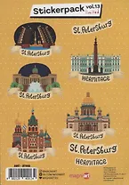 Набор стикеров "Иллюстрированный Петербург"