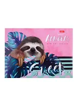 Альбом для рисования Hatber, "Ленивец", А4, 24 листа, на склейке