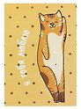Открытка двойная "Коты. Люблю также сильно"