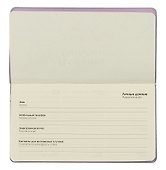 Планинг недатированный «Soft Touch» нежный лавандовый, 64 листа, ляссе, карманный - Listoff - 2