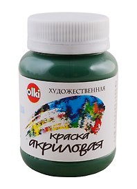 Акрил художественный 100 мл, богемская зеленая