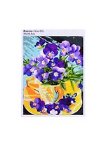 Кпн-035 Картина по номерам Фиалки (ПочСебяХуд) (38х28,5 см) (коробка) (LORI)