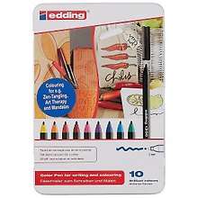 Фломастеры Edding, 10 цветов