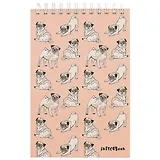 Скетчбук «Забавные мопсы», 80 листов, А5+