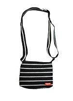 Мини-сумочка с ремнем Zipit Mini Shoulder Bag, черный и серебряная молния (ZAZ-332--S-332-O) (20х19)