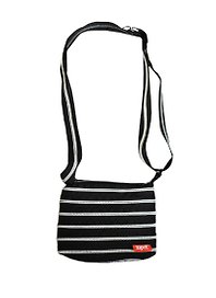 Мини-сумочка с ремнем Zipit Mini Shoulder Bag, черный и серебряная молния (ZAZ-332--S-332-O) (20х19)