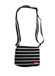 Мини-сумочка с ремнем Zipit Mini Shoulder Bag, черный и серебряная молния (ZAZ-332--S-332-O) (20х19)
