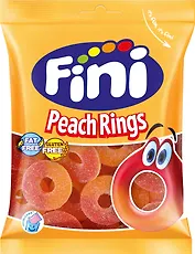 Мармелад жевательный FINI Персиковые кольца, 90г