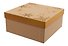 Коробка подарочная "Craft snowflaces" 20*20*9,5см, Новый год, картон - 2