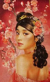 ЧГ:2214946 Пазл 1500 C-150694 Девушка в цветах (castor)