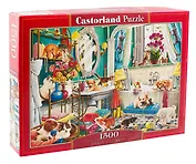 Пазл Castorland, 1500 элементов - Переполох в ванной комнате