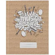 Дневник для муз.школ "Дизайн 8 (22)" 7БЦ, мат.ламинация, тиснение золот.фольгой