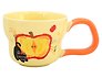Кружка Apple Cat Котик с яблоком (желтый) (400мл) (12-6641-202604-04)