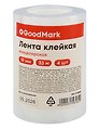 Лента клейкая 04шт 19мм*33м прозрачная, 35мкм, пласт.втулка, GoodMark