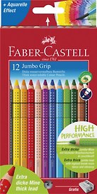 Карандаши цветные «Jumbo Grip», Faber-Castell, 12 цветов