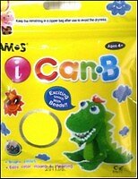 Пластилин мелкозернистый (желтый) (50гр) (23750) (ICB50YL) (4+)
