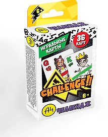 Карточная игра «Влад А4. Челлендж» 36 карт, Премьера Паблишинг
