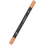 Маркер акварельный "Сонет", двухсторон., кисть и тонкий наконечник, пастельн-терракот, сонет