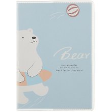 Записная книжка «Bear» А7, 60 листов в линейку, в ассортименте
