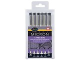Профессиональный линер PIGMA MICRON 6шт (0,2мм, 0,25мм, 0,3мм, 0,35мм, 0,45мм, 0,5мм) черный в блист., Bruynzeel