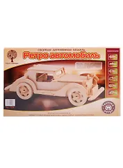 Набор для творчества ЧУДО-ДЕРЕВО Сборная деревянная модель Автомобиль Оберн P018