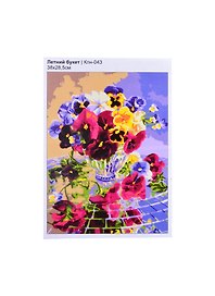 Кпн-043 Картина по номерам Летний букет (ПочСебяХуд) (38х28,5 см) (коробка) (LORI)
