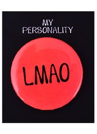 Значок круглый «LMAO», металл, 38 см