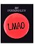 Значок круглый LMAO (коралловый) (металл) (38см) (ЗН2021-008) - 0