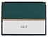 Планинг дат. 2027г. 56л "BUSINESS PREMIUM. Lizard" зеленый, иск.кожа, метал.уголки, евроспираль, тонир.блок - 2