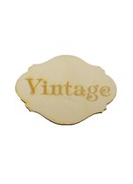 Заготовка деревянная для декупажа Табличка с надписью Vintage 1