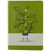 Ежедневник недатированный «Olive» А5, зелёный, 160 листов, экокожа, InFolio
