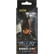 Фломастеры 06цв "Бэтмен" вент.колпачок, к/к, Proff
