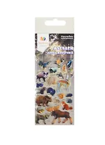 Наклейка декоративная зефирная 4 Дикие животные 1 (70х160) (упаковка)