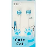 Наушники с гарнитурой Котик Cute cat (ПВХ-бокс)