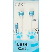 Наушники с гарнитурой Котик Cute cat (ПВХ-бокс)