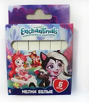 Мел белый Enchantimals 6 шт в упаковке