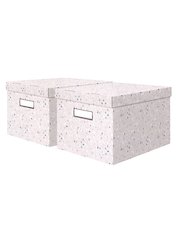 Короб L"BASIC" 20*26*35см, кашированный трехслойный гофро картон. Набор 2 шт.
