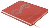 Записная книжка «Pearl. Розовый» А6, 64 листа в линейку, экокожа, Listoff - 1