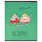 Тетрадь предметная «Любознательные коты. История» 48 листов в клетку, со справочными материалами - Феникс+