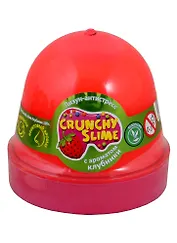 Лизун-антистресс TM Mr.Boo Crunchy slime Клубника