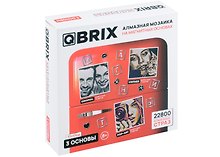 Набор для творчества Mozabrick. Алмазная мозаика на магнитах «QBRIX», 3 штуки