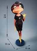 Фигурка Лягушка-модница (10х10х33) (57017) - 0