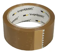 Лента клейкая, коричневая, 50 мм х 66 м, inФОРМАТ
