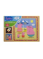 РОСМЭН Peppa Игровой набор Пазл трехслойный дерев. 24451