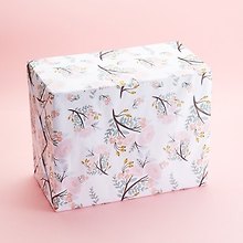 Бумага подарочная 70*100см Нежные цветы 