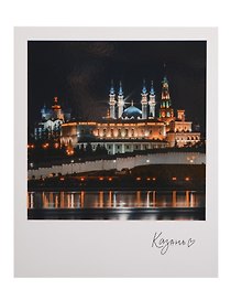 Открытка одинарная "Казань. Ночной Кремль" фото
