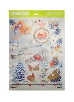 Рис. бумага для декупажа Craft Premier Новогодняя открытка (CP08708) (А3) (25г/м) (упаковка)