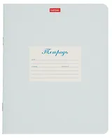 Тетрадь в частую косую линейку Hatber, "Пастель", 12 листов, голубая